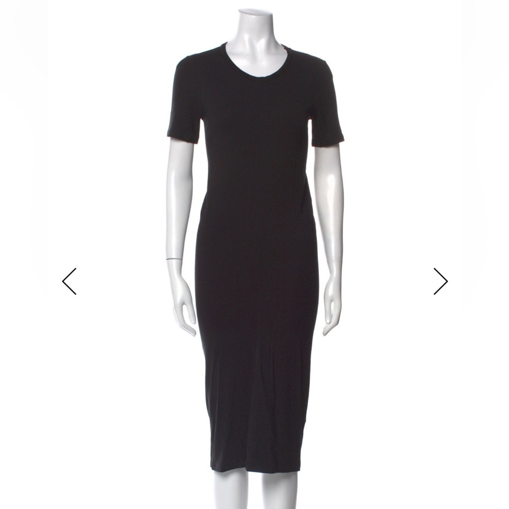 Acne Studios Visit Black Midi Dress – Size M, NWOT